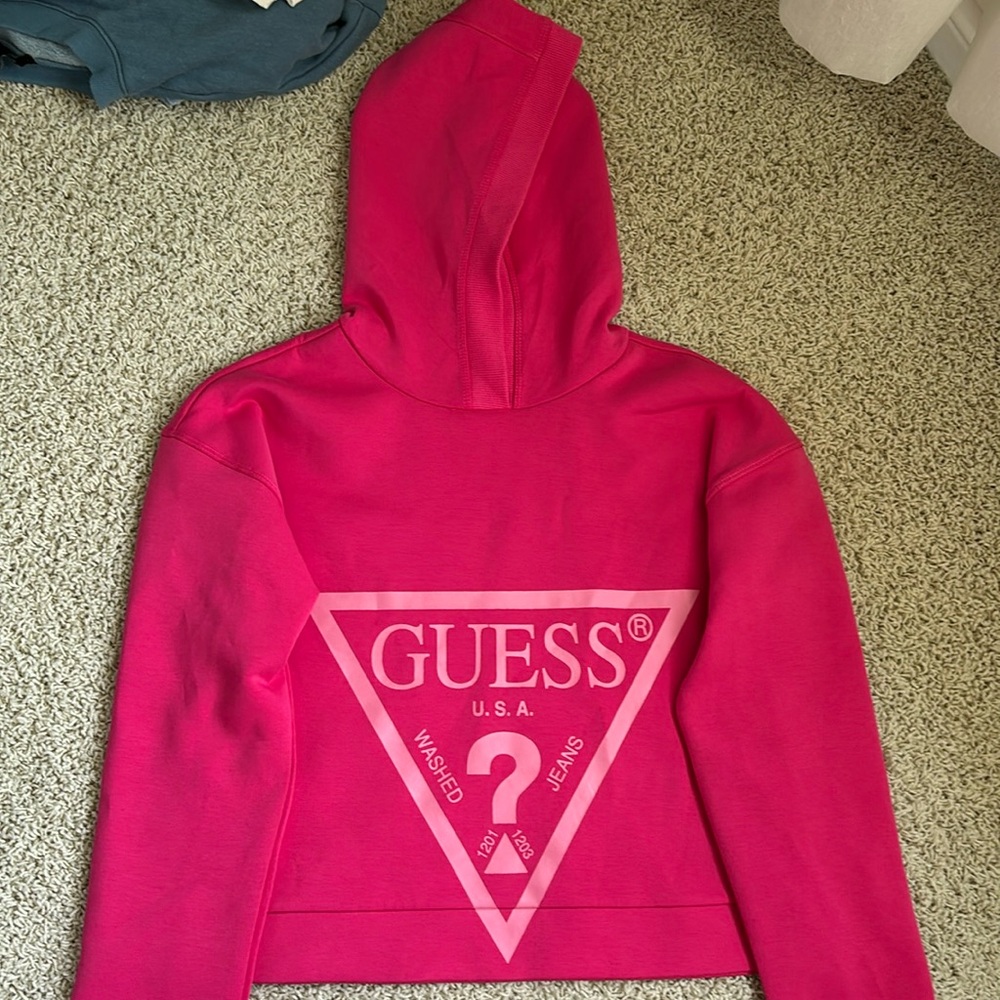 Pink Guess Hoodie